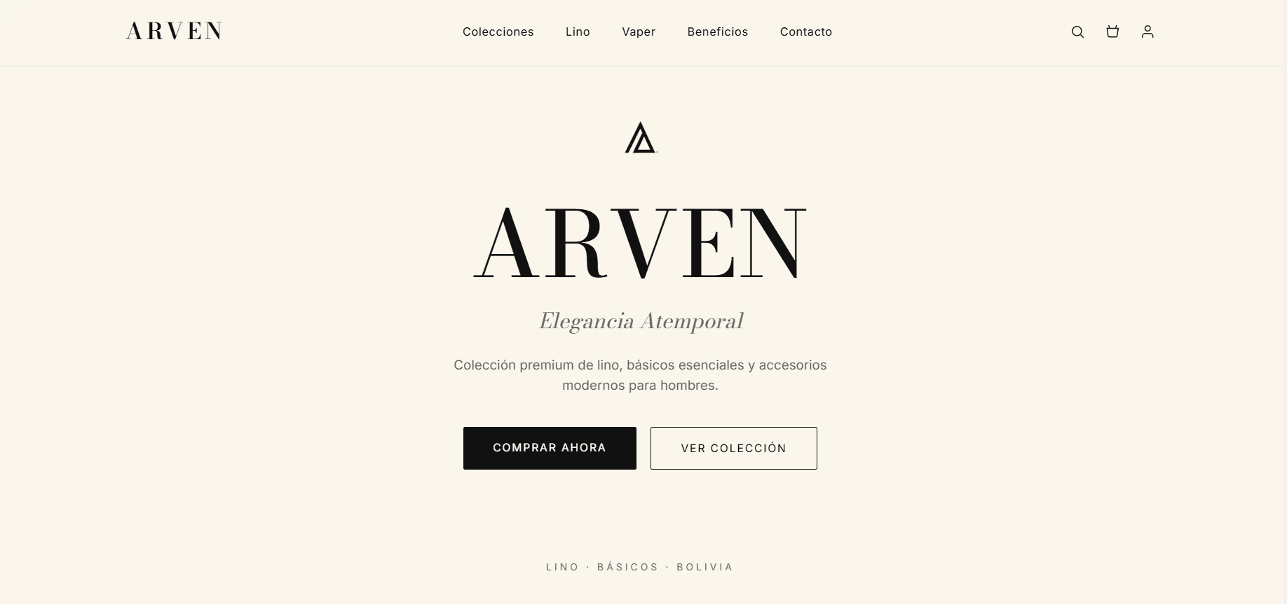 ARVEN — captura del proyecto